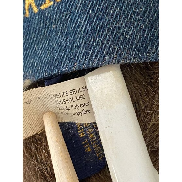 BOYDS BEAR Keep on Riding 8" Biker w Red Bandana‎ Jean Vest Embroidered Vintage - Picture 16 of 16